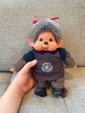Monchhichi medium size Starbuck girl doll